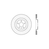 Stoptech 10-19 Audi S4 Premium Rear CryoStop Brake Rotor - 125.33137CRY