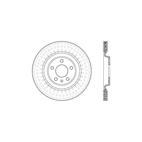 Stoptech 10-19 Audi S4 Premium Rear CryoStop Brake Rotor - 125.33137CRY