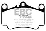 EBC 03-05 Porsche 911 (996) (Cast Iron Rotor only) 3.6 Carrera 4S Orangestuff Front Brake Pads - DP91515