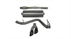 Corsa 14-17 Chevy Silverado 5.3L V8 CC / SB 3in Single Side Exit Touring Cat-Back Exhaust Black Tips - 14848BLK