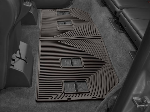 WeatherTech 2007-2010 Cadillac ESV Rear Rubber Mats - Cocoa - W264CO