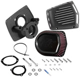 K&N Street Metal Intake System for 08-16 Harley-Davidson Touring Models - Shaker Black - RK-3951