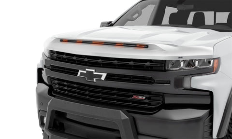 AVS 19-23 Chev Silverado 1500 (Excl. 22-23 ZR2/TB) Aeroskin LightShield Pro Color-Match - Summit Wht - 953168-GAZ