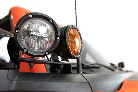 Addictive Desert Designs21-23 Ford Bronco/Raptor Dual Ditch Light Brackets - AC2301801NA