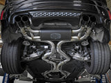 aFe MACH Force-Xp 3.5in. 304 SS C/B Exhaust System 15-18 BMW X5 M (F85) V8-4.4L (tt) - Black Tip - 49-36341-B
