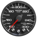 Autometer Spek-Pro - Nascar 2-1/16in Water Temp 100- 300F Bfb Ecu - P546328