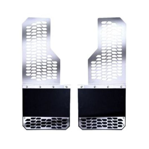 Putco 15-20 Ford F-150 - Set of 2 Mud Skins - Polished SS w/ Hex Shield - 78010