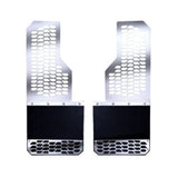 Putco 15-19 Chevy Silv/Sierra HD Dually (Front) - Set of 2 Mud Skins - Polished SS w/ Hex Shield - 78070