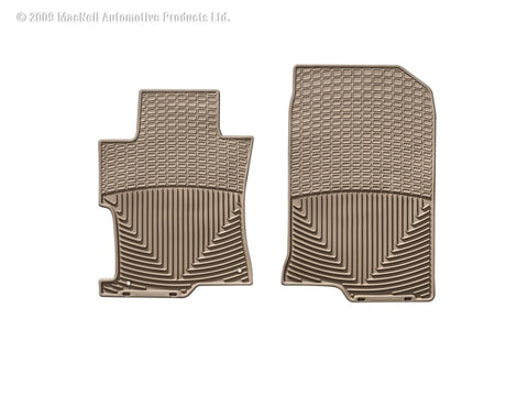 WeatherTech 08-12 Honda Accord Front Rubber Mats - Tan - W94TN