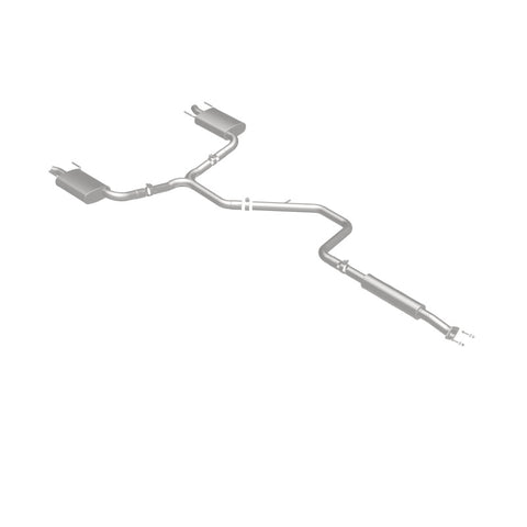 MagnaFlow Cat-Back SS 2.25/2.5in Dual Split Rear Exit Polished 3in Tip 2015 Chev Impala 3.6L V6 - 19023
