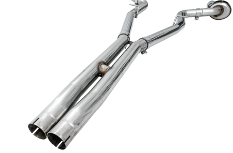 AWE Tuning 2017+ Challenger 5.7 Touring Edition Exhaust - Non-Resonated - Diamond Black Quad Tips - 3020-43084