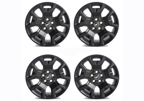 Ford Racing 2021+ Bronco Sport 17in Low Gloss Black Wheel Kit - M-1007K-S17BSB