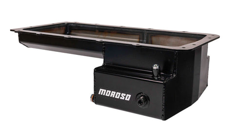 Moroso Ford 5.0 Coyote (w/Front Sump) Road Race Baffled Wet Sump 7qt 6.25in Steel Oil Pan - 20573