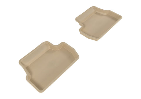 3D MAXpider 2014-2019 Mini Hardtop 2-Door Kagu 2nd Row Floormats - Tan - L1MN01021502