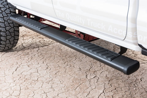Dee Zee 99-23 Chevrolet/GMC/Dodge/Ford Full Size Truck Tubes - 6In Oval - Black Steel (ExtCab) - DZ16111