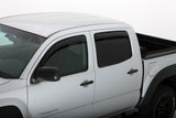 AVS 05-15 Toyota Tacoma Double Cab Ventvisor In-Channel Front & Rear Window Deflectors 4pc - Smoke - 194056