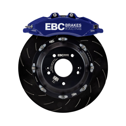 EBC Racing 08-21 Nissan 370Z Blue Apollo-6 Calipers 355mm Rotors Front Big Brake Kit - BBK036BLU-1