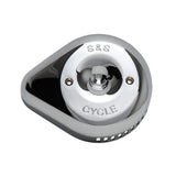 S&S Cycle Stealth Slasher Teardrop Air Cleaner Cover - Chrome - 170-0532