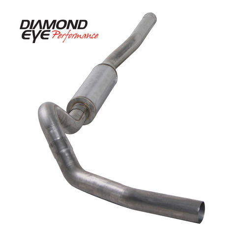 Diamond Eye KIT 4in CB SGL MFLR RPLCMENT PIPE SS CHEVY/GMC 6.6L 2500/3500 2006-2007.5 - K4122S-RP