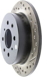 StopTech 90-96 Acura Integra / 97-01 Integra (Exc. Type R) Slotted & Drilled Left Rear Rotor - 127.40017L