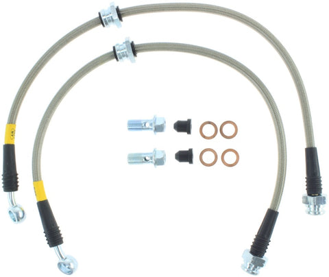 StopTech 00-06 Nissan Sentra Stainless Steel Front Brake Lines - 950.42007