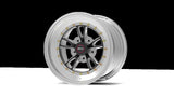 Weld Full Throttle 15x7 / 5x4.5 BP / 3.5in. BS Black Wheel - Polished Non Beadlock - 793B-57206