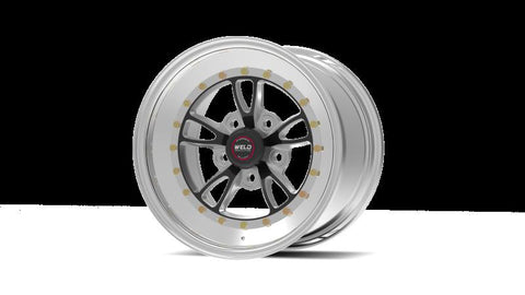 Weld Full Throttle 15x7 / 5x4.5 BP / 3.5in. BS Black Wheel - Polished Non Beadlock - 793B-57206