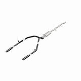MagnaFlow SYS Cat-Back 3.5in Black Dual Split Rear Tips 10-13 Chevy Silverado / GMC Sierra 5.3L - 15362