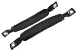 Fishbone Offroad 07-18 Wrangler JK A Pillar Sound Bar Black Paracord Grab Handles - FB55283