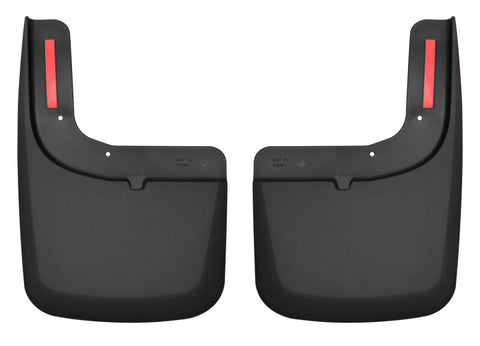 Husky Liners 2017 Ford F-250 / F-350 Super Duty Black Front Mud Guards (w/Flares) - 58471