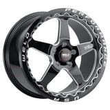 Weld S904 17x10 Ventura Beadlock 5x114.3 ET00 BS5.50 Gloss BLK MIL DIA 78.1 - S90470067P00