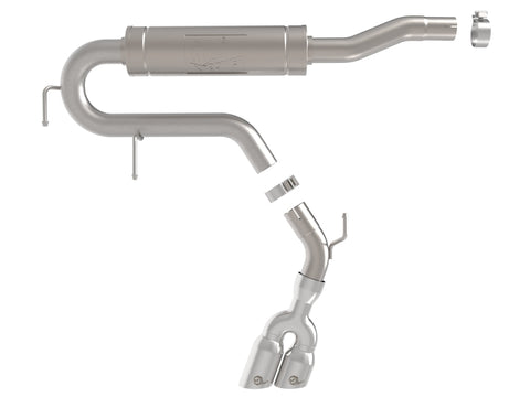 aFe Rebel Series 2-1/2in 304 Stainless Steel Cat-Back w/ Polished TipFord Maverick 22-26 L4-2.5L FWD - 49-33155-P