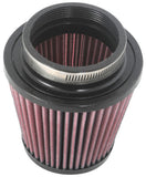 K&N Universal Clamp-On Air Filter 3-1/8in FLG / 4-15/16in B / 3-1/2in T / 4-3/8in H - RF-9160