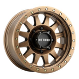 Method MR304 Double Standard 17x8.5 0mm Offset 8x170 130.81mm CB Method Bronze Wheel - MR30478587900
