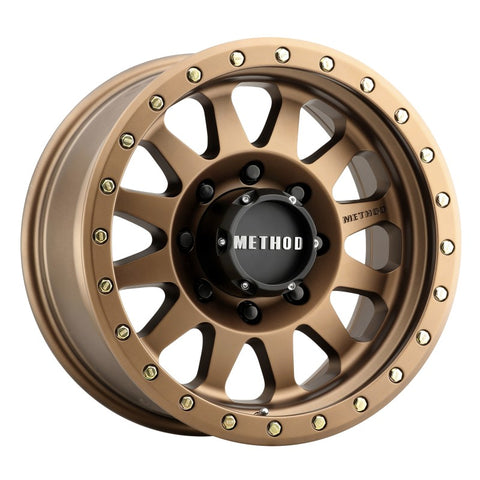 Method MR304 Double Standard 17x8.5 0mm Offset 8x170 130.81mm CB Method Bronze Wheel - MR30478587900