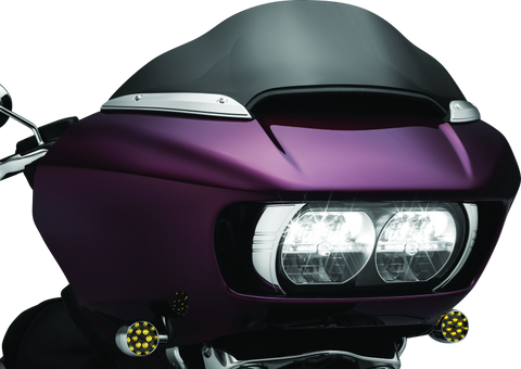 Kuryakyn Windshield Side Trims Chrome - 2632