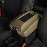 Rugged Ridge Center Console Cover w/Phone Holder Tan 11-18 jeep Wrangler JK - 13107.63