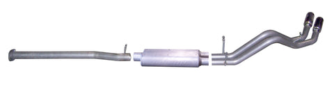 Gibson 07-09 Chevrolet Silverado 1500 LT 6.0L 2.25in Cat-Back Dual Sport Exhaust - Stainless - 65626