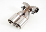 AWE Tuning Optional Porsche 987 Cayman/S Boxster/S Muffler Tip Set - Polished Silver - 3010-22014