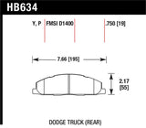 Hawk 09-14 Dodge Ram 2500/3500 Rear LTS Brake Pads - HB634Y.750