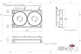 CSF Motorsport Radiator with Shroud - 14in SPAL Brushless Fans - Harnesses - 8374