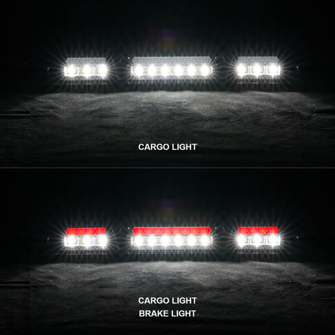 ANZO 15-20 Ford F-250 - F-550 LED Third Brake Light - Black Housing/Clear Lens - 531111