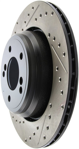 StopTech 00-03 BMW M5 (E39) Slotted & Drilled Right Rear Rotor - 127.34054R