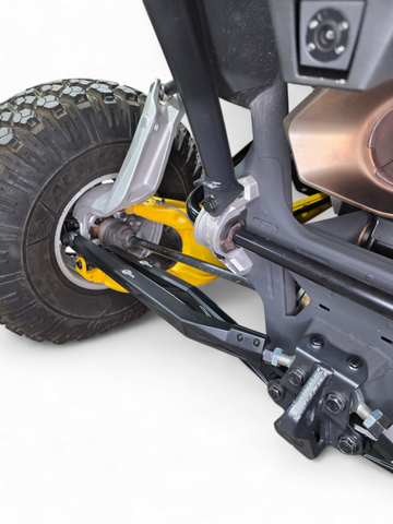 Elektric Offroad 2024+ Can Am Maverick R Volt Billet Radius Rods Anodized Black - AMFBM0001-B