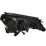 ANZO 2013-2015 Toyota Rav4 Projector Headlights w/ Plank Style Design Black - 111332