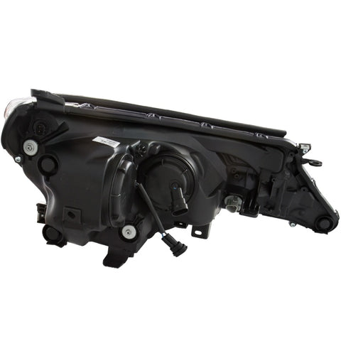 ANZO 2013-2015 Toyota Rav4 Projector Headlights w/ Plank Style Design Black - 111332