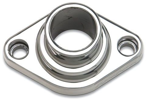 Edelbrock Waterneck Cast SBC/BBC Straight Polished - 4816