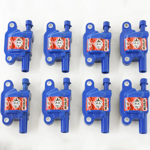 Granatelli 14-23 GM LT Malevolent Coil Packs - Blue (Set of 8) - 28-0514-CPBM