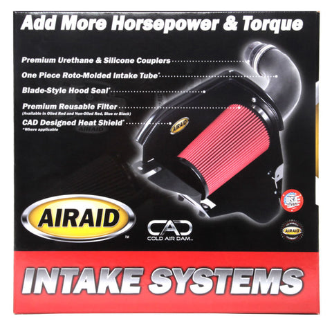 Airaid 07-14 Toyota Tundra/Sequoia 4.6L/5.7L V8 CAD Intake System w/ Tube (Dry / Red Media) - 511-213