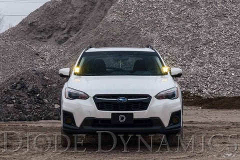 Diode Dynamics 18-21 Subaru Crosstrek Sport SS3 LED Ditch Light Kit - Yellow Combo - DD6559